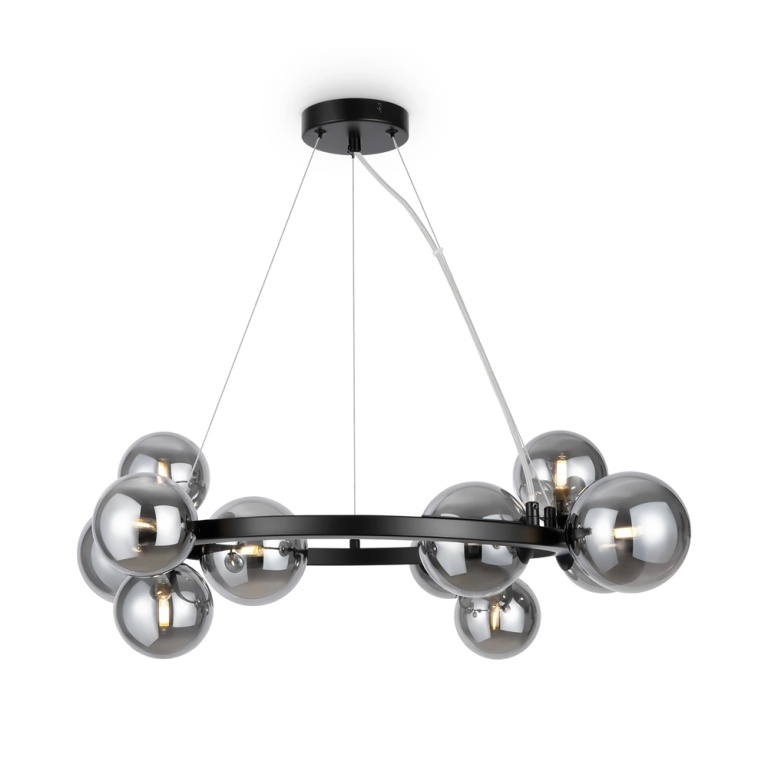 Полилей dallas, black, maytoni, 11xG9, mod545pl-11b