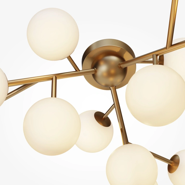 Плафон dallas, brass, maytoni, 12xG9, mod545cl-12bs