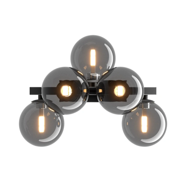 аплик dallas, black, 5xG9, maytoni, mod547wl-05b