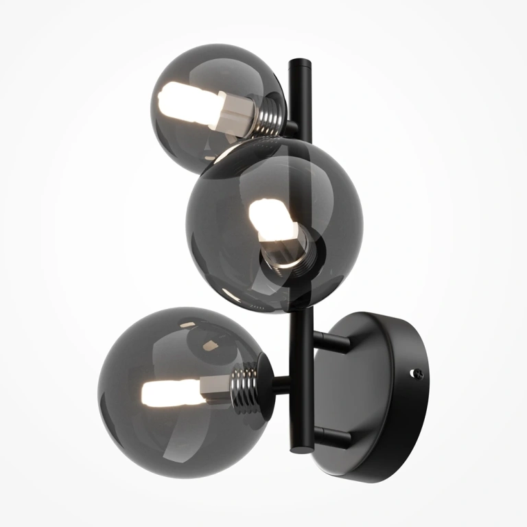 Аплик dallas, black, 3xG9, maytoni, mod545wl-03b