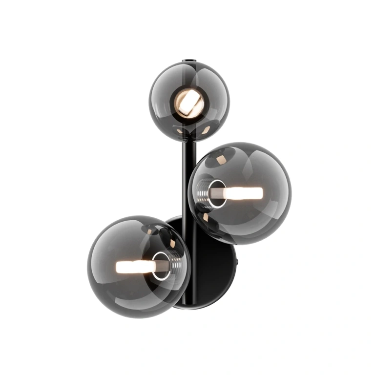 Аплик dallas, black, 3xG9, maytoni, mod545wl-03b