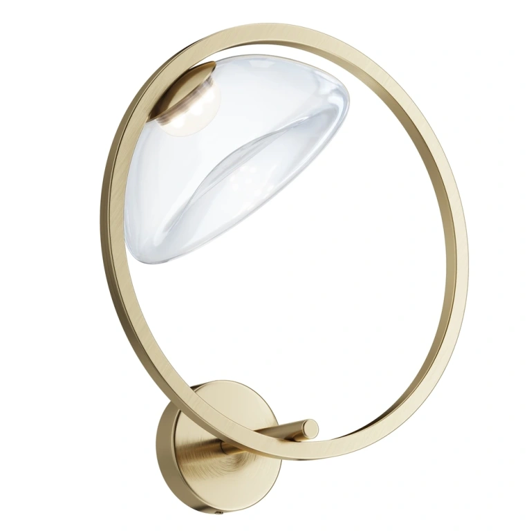 Аплик moon, brass, maytoni, led 5w, 3000k, 450lm, mod327wl-l5bs3k