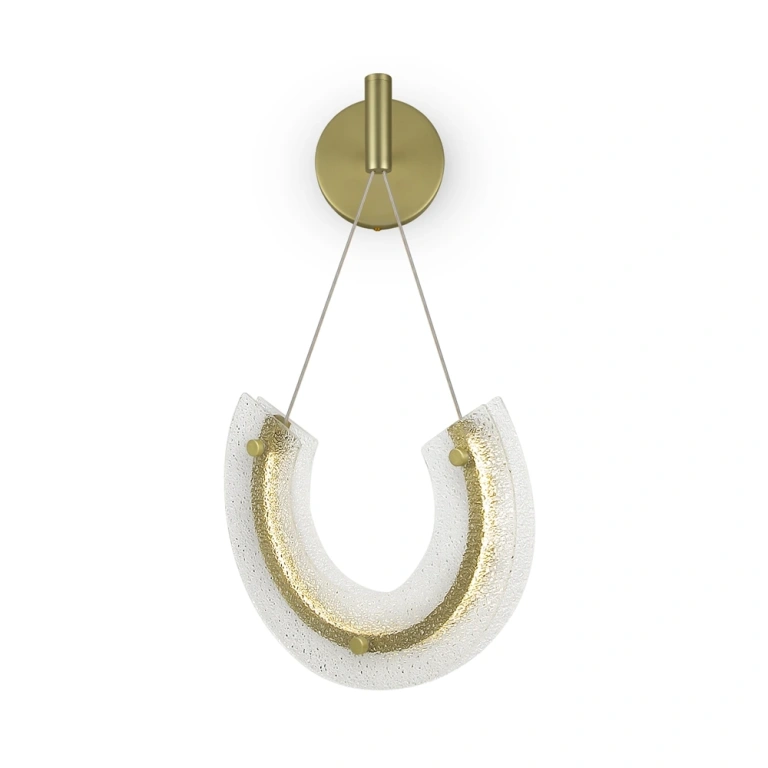 Аплик maya, gold, maytoni, led 18w, 3000k, 1300lm, p091wl-l18g3k
