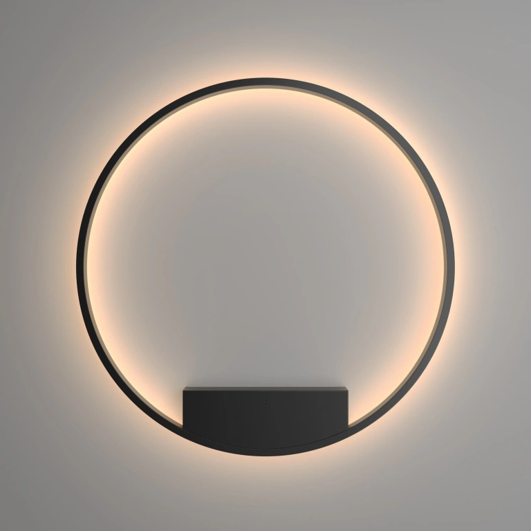 Аплик rim, black, maytoni, led 51w, 3000k, 2400lm, mod058wl-l50b3k