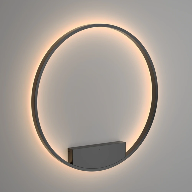 Аплик rim, black, maytoni, led 51w, 3000k, 2400lm, mod058wl-l50b3k