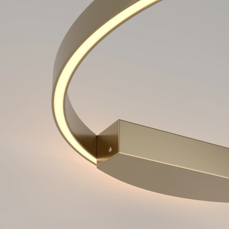 Аплик rim, brass, maytoni, led 37w, 3000k, 1800lm, mod058wl-l35bs3k