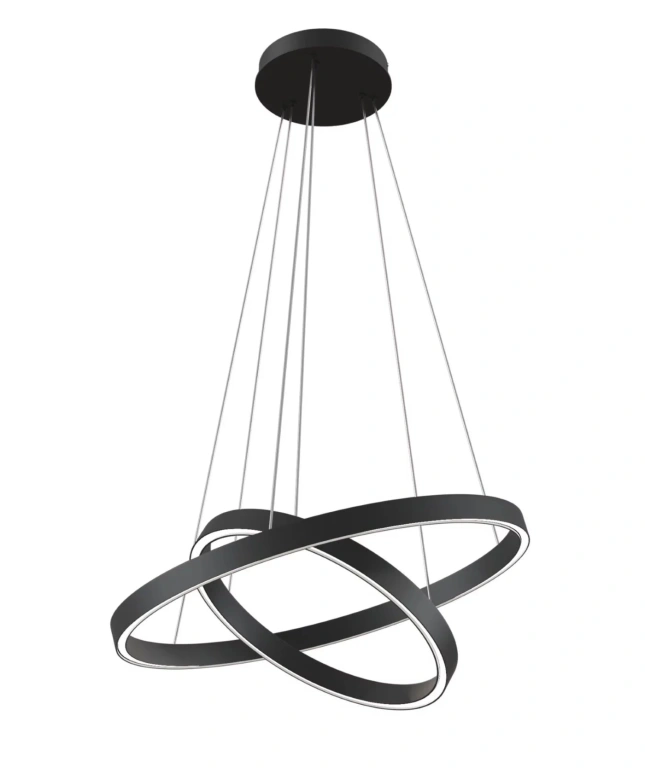 Полилей rim, black, maytoni, led 61w, 3000k, 3500lm, mod058pl-l55b3k