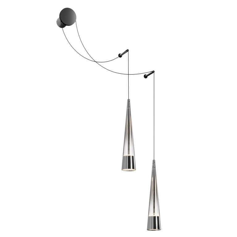 Аплик sintesi, chrome, maytoni, led 24w, 3000k, 1200lm, p090wl-l24ch3k