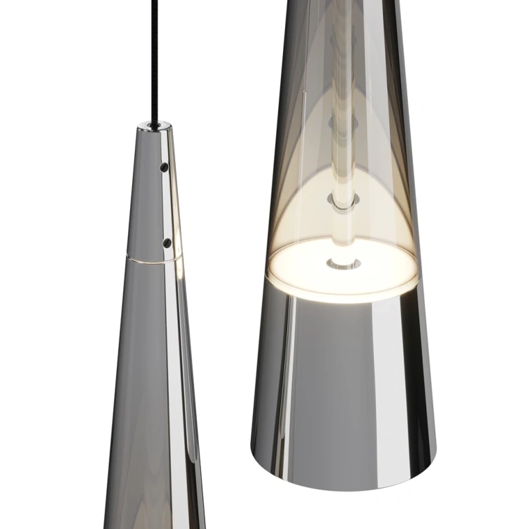 Аплик sintesi, chrome, maytoni, led 24w, 3000k, 1200lm, p090wl-l24ch3k