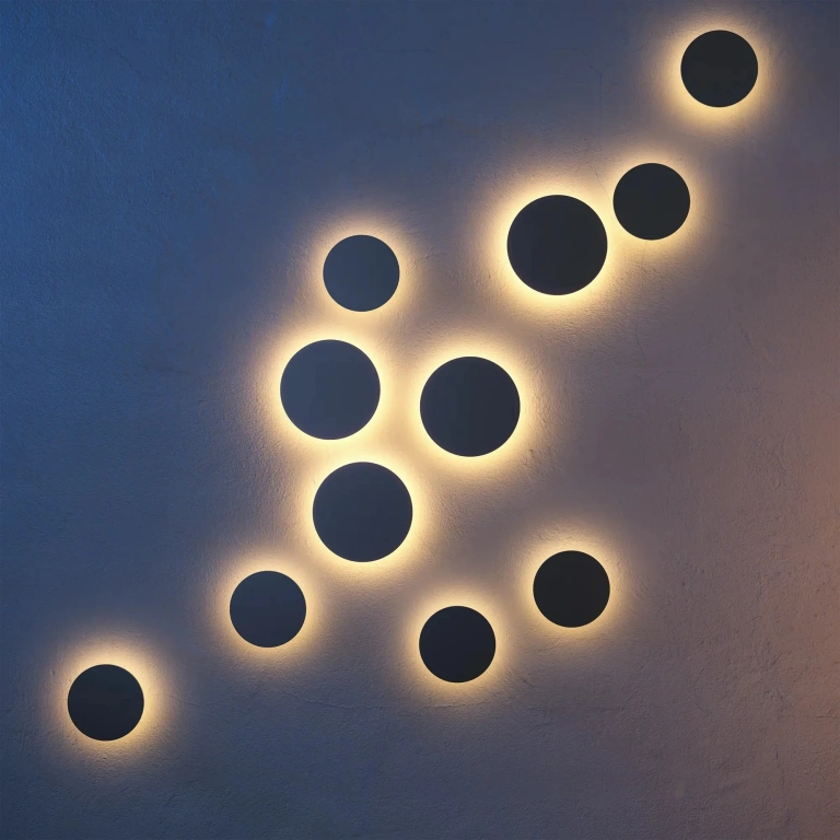 Градински аплик wald, graphite, maytoni, led 12w, 3000k, 1050lm, o420wl-l12gf