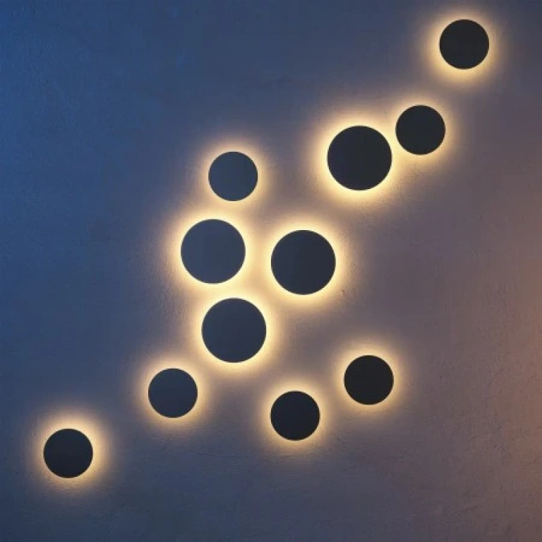 Градински аплик wald, graphite, maytoni, led 7w, 3000k, 600lm, o420wl-l7gf