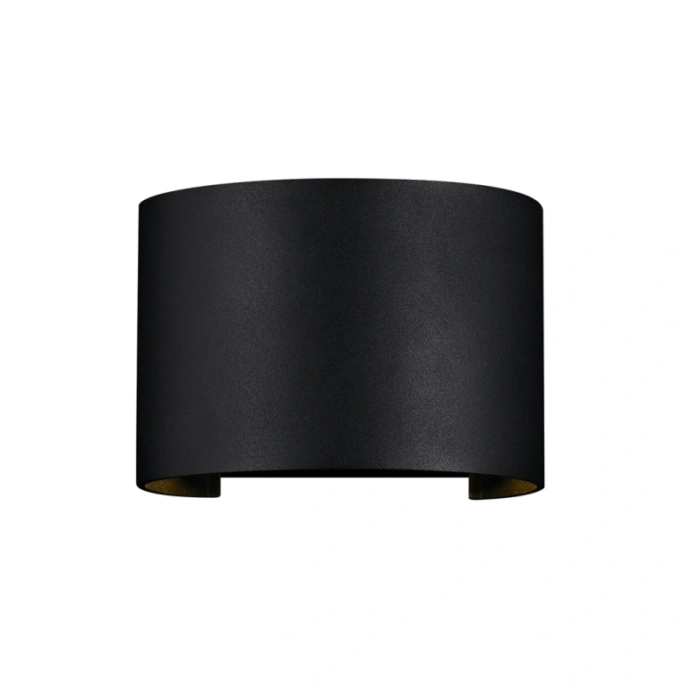 Градински аплик fulton, black, maytoni, led 6w, 3000k, 360lm, o573wl-l6b