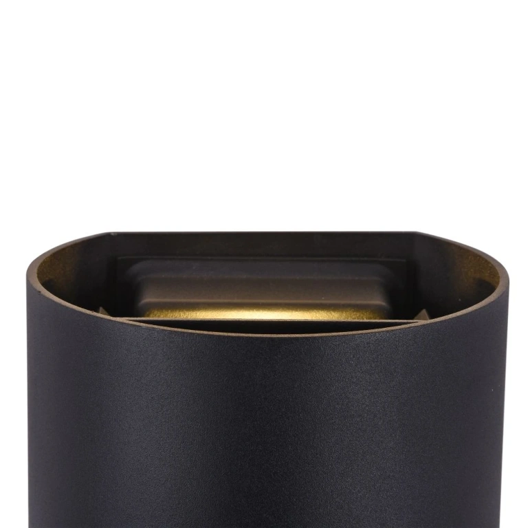Градински аплик fulton, black, maytoni, led 6w, 3000k, 360lm, o573wl-l6b