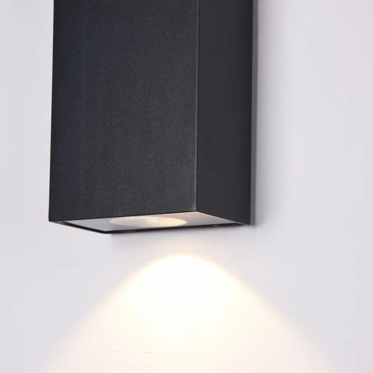 Градински аплик times square, black, maytoni, led 6w, 3000k, 480lm, o581wl-l6b
