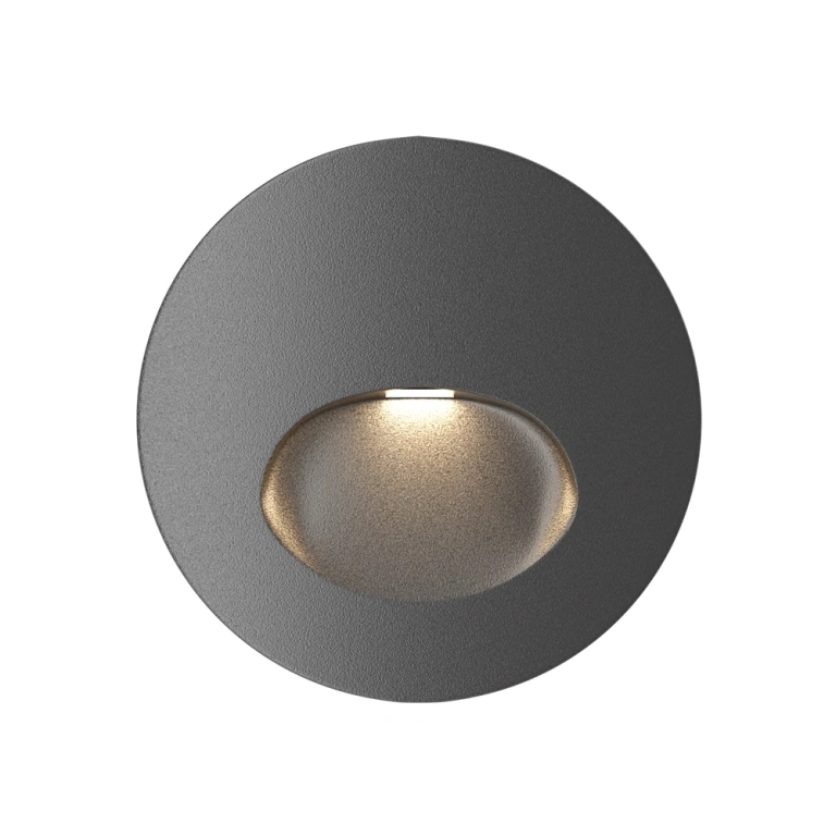 луна за стълбище bil, black, maytoni, led 3w, 3000k, 60lm, o015sl-l3b3k