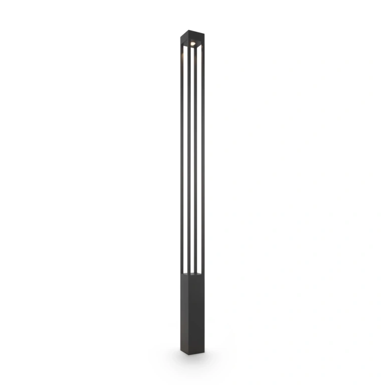 Градински стълб elbe, graphite, maytoni, led 25w, 3000k, 1500lm, o424fl-l25gf
