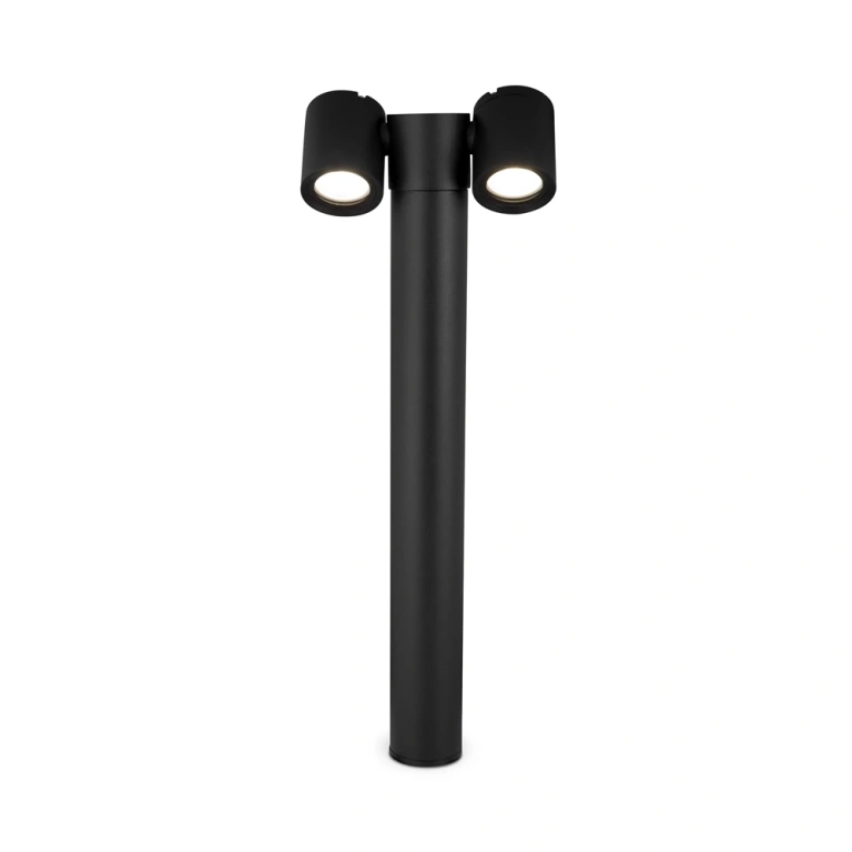 Градински стълб wall street, black, maytoni, 1xGU10, o010fl-01b