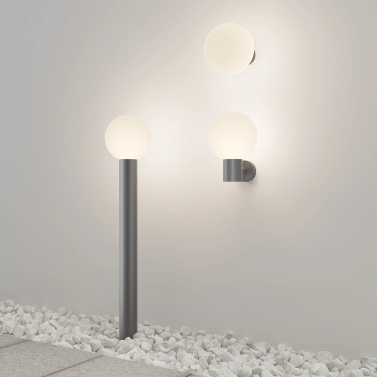 Градински аплик bold, grey, maytoni, 1xE27, o598wl-01gr1