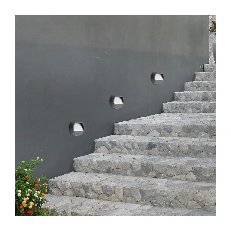 Градински аплик narmada, black/white, rabalux, led 0.5w, 4000k, 13lm, 77004