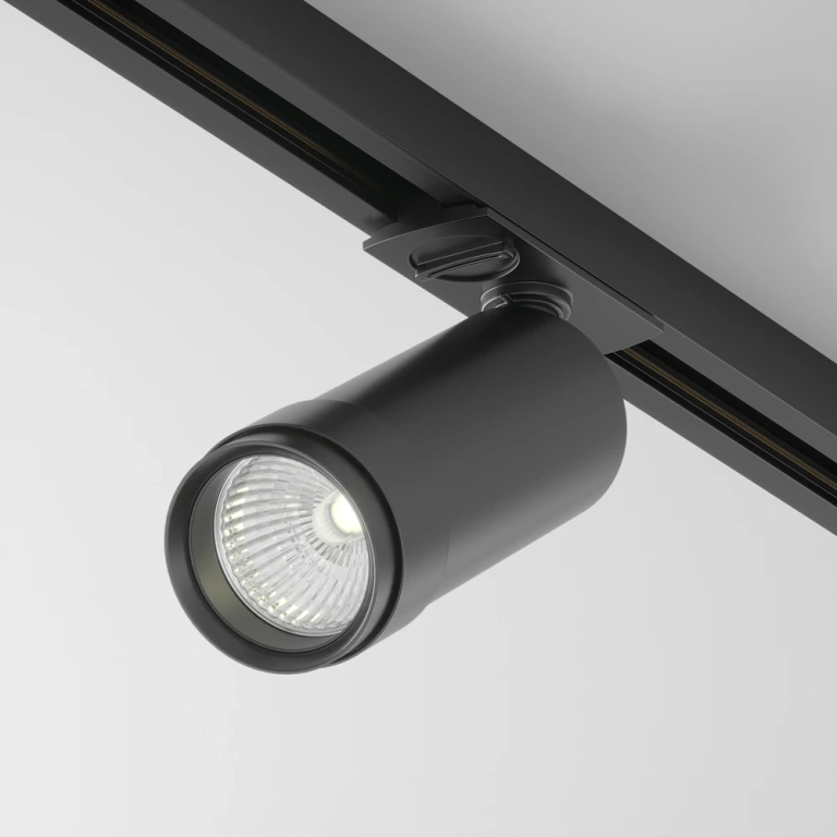 Спот focus zoom за монофазна шина track, black, maytoni, led 12w, neutral white, 900lm, tr021-1-12b4k-z-d-b