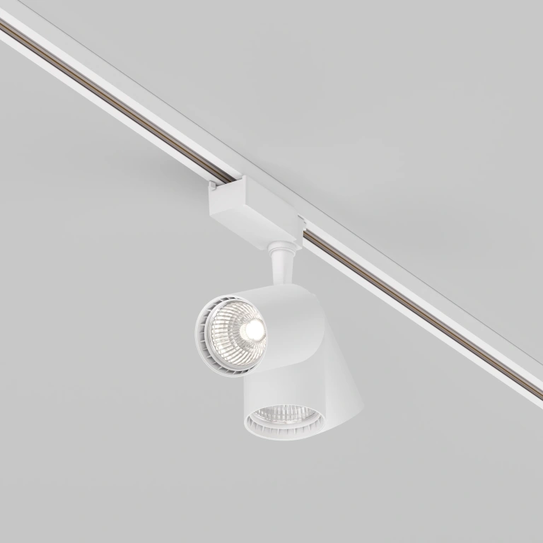 Спот vuoro за монофазна шина track, white, maytoni, led 10w, neutral white, 900lm, tr003-1-10w4k-s-w