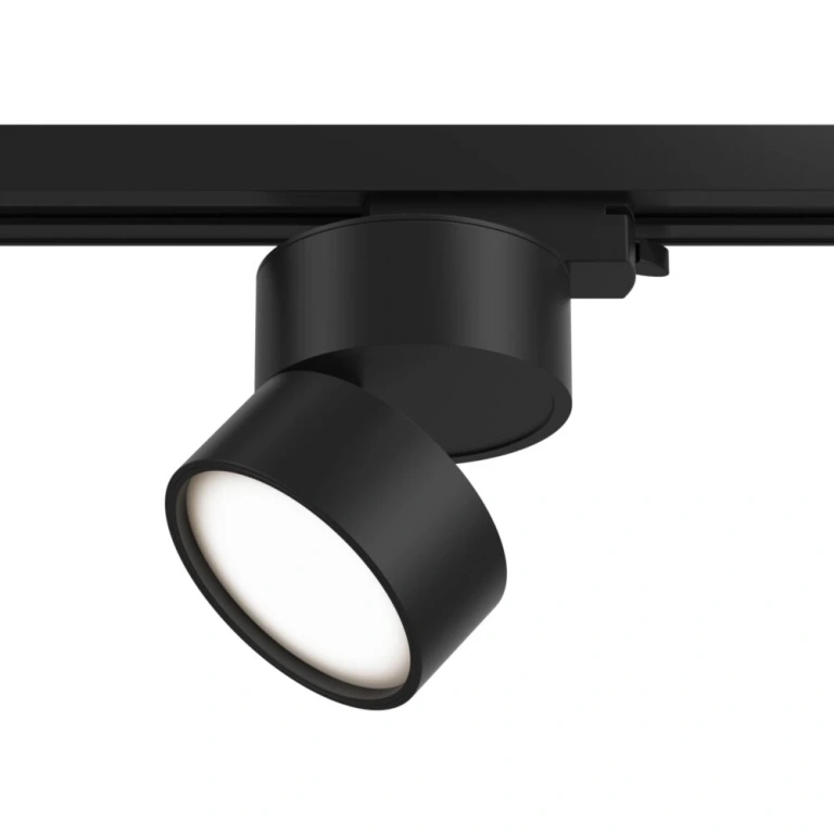 Спот onda за монофазна шина track, black, maytoni, led 12w, warm white, 650lm, tr007-1-12w3k-b