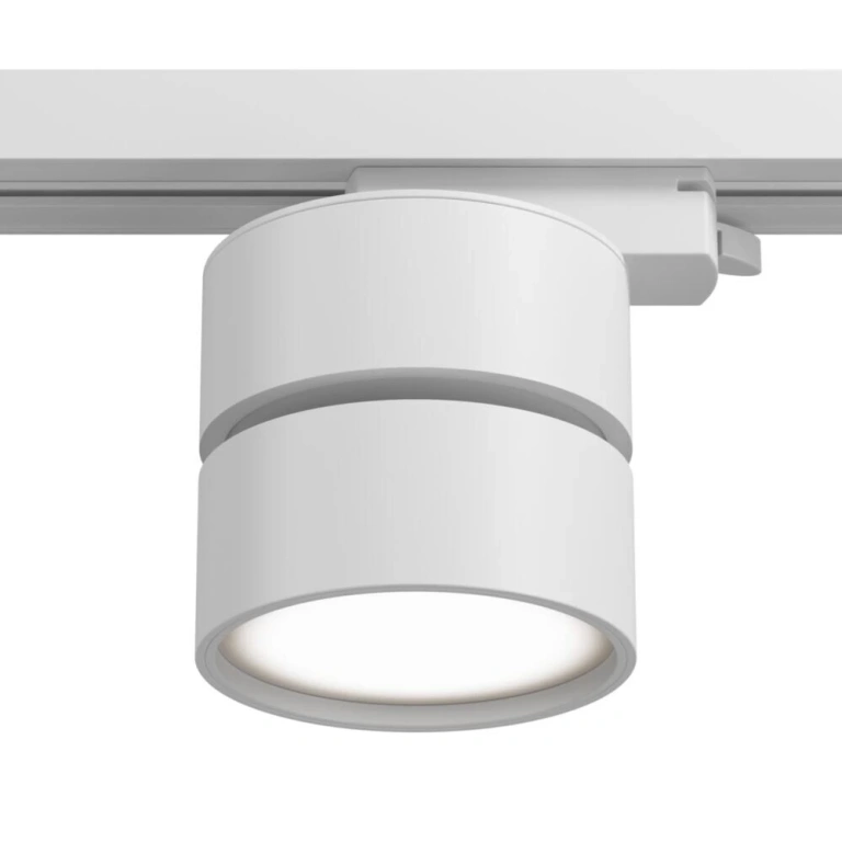 Спот onda за монофазна шина track, white, maytoni, led 12w, warm white, 850lm, tr007-1-12w3k-w