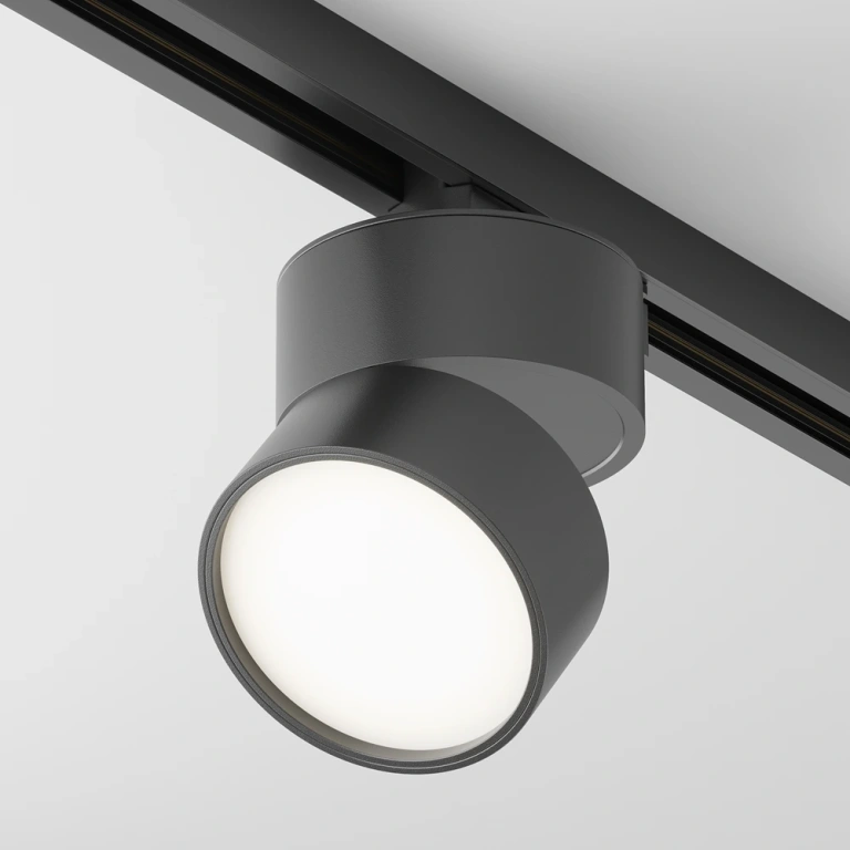 спот onda за монофазна шина track, black, maytoni, led 12w, neutral white, 700lm, tr007-1-12w4k-b