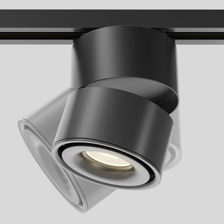 Спот yin за монофазна шина track, black, maytoni, led 15w, warm white, 690lm, tr084-1-15w3k-d-b