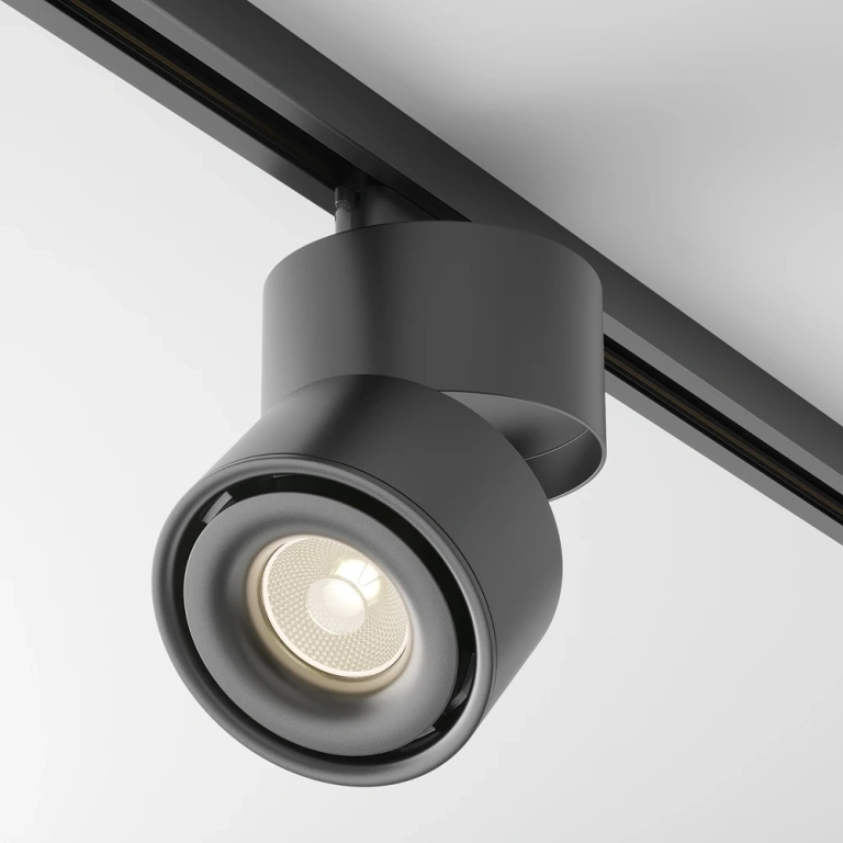 Спот yin за монофазна шина track, black, maytoni, led 15w, warm white, 690lm, tr084-1-15w3k-d-b