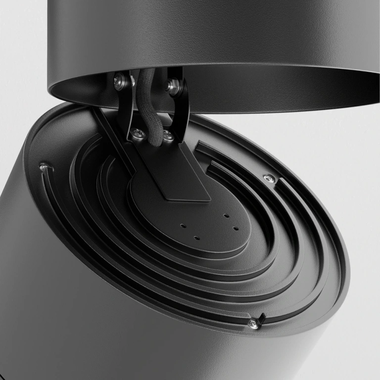Спот yin за монофазна шина track, black, maytoni, led 15w, neutral white, 820lm, tr084-1-15w4k-b