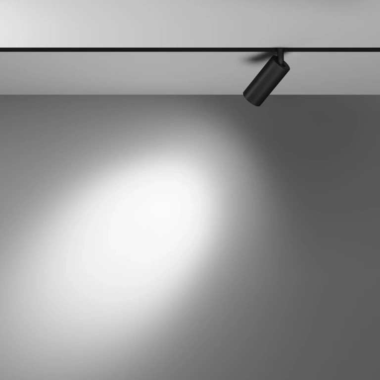 Спот focus-led за магнитна релса exility, black, maytoni, led 5w, 3000K-4000K-6000K, 380lm, tr032-4-5w3k-s-ds-b