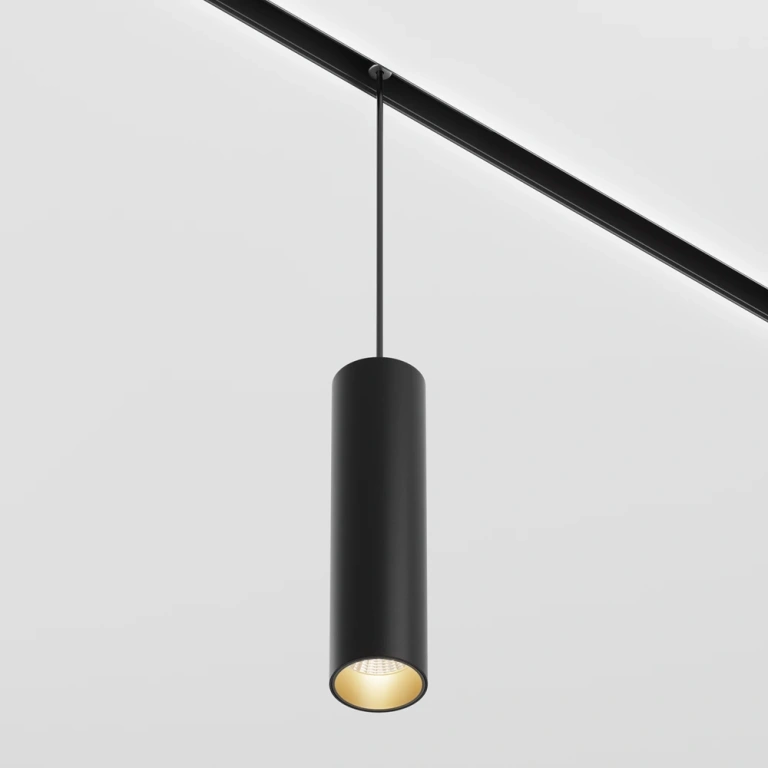 Пендел focus-led за магнитна релса exility, black, maytoni, led 12w, 3000K, 840lm, tr041-2-12w3k-b