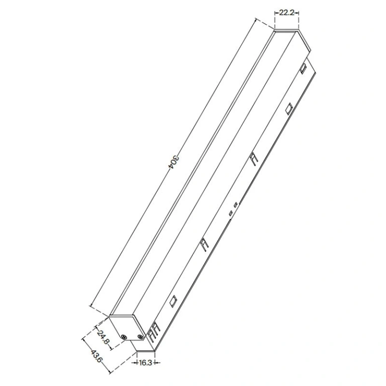 Led модул basis за магнитна релса exility, black, maytoni, led 12w, neutral white, 780lm, tr030-2-12w4k-b