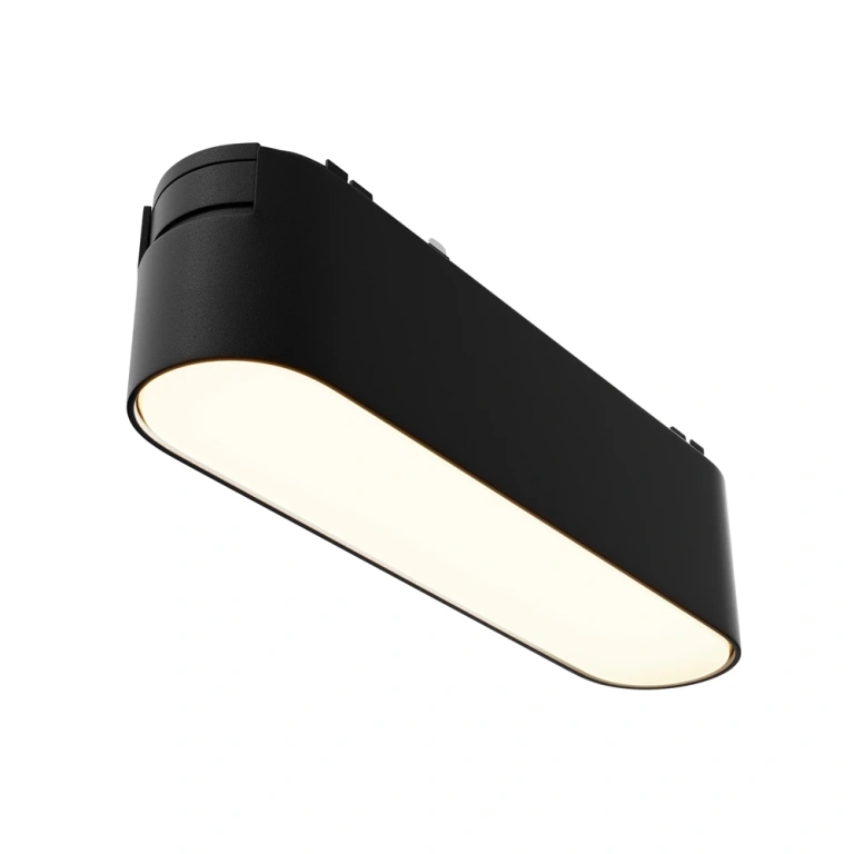 Спот basis за магнитна релса radity, black, maytoni, led 6w, warm white, 350lm, tr080-1-6w3k-b
