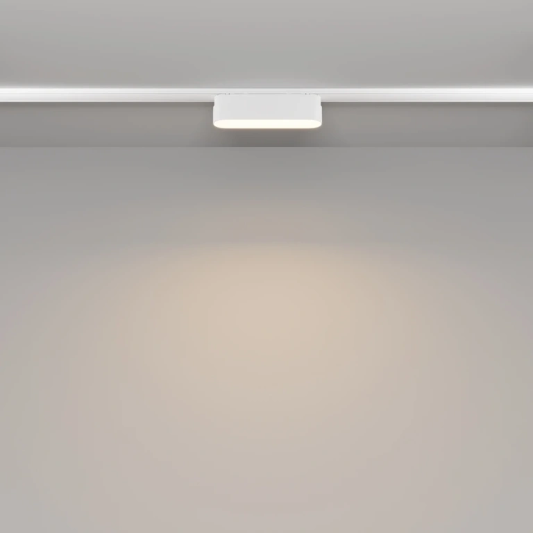 Спот basis за магнитна релса radity, white, maytoni, led 12w, warm white, 950lm, tr080-1-12w3k-w