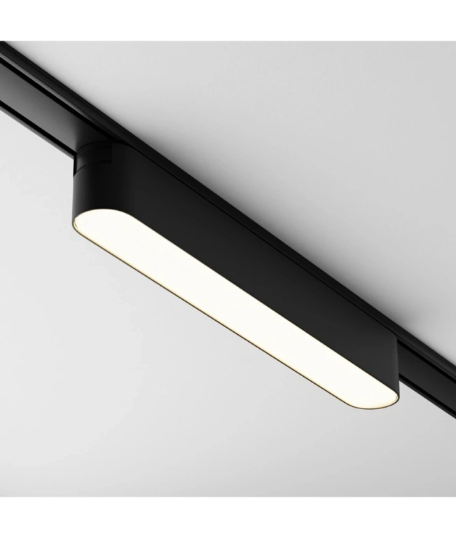 Спот basis за магнитна релса radity, black, maytoni, led 12w, neutral white, 850lm, tr080-1-12w4k-b