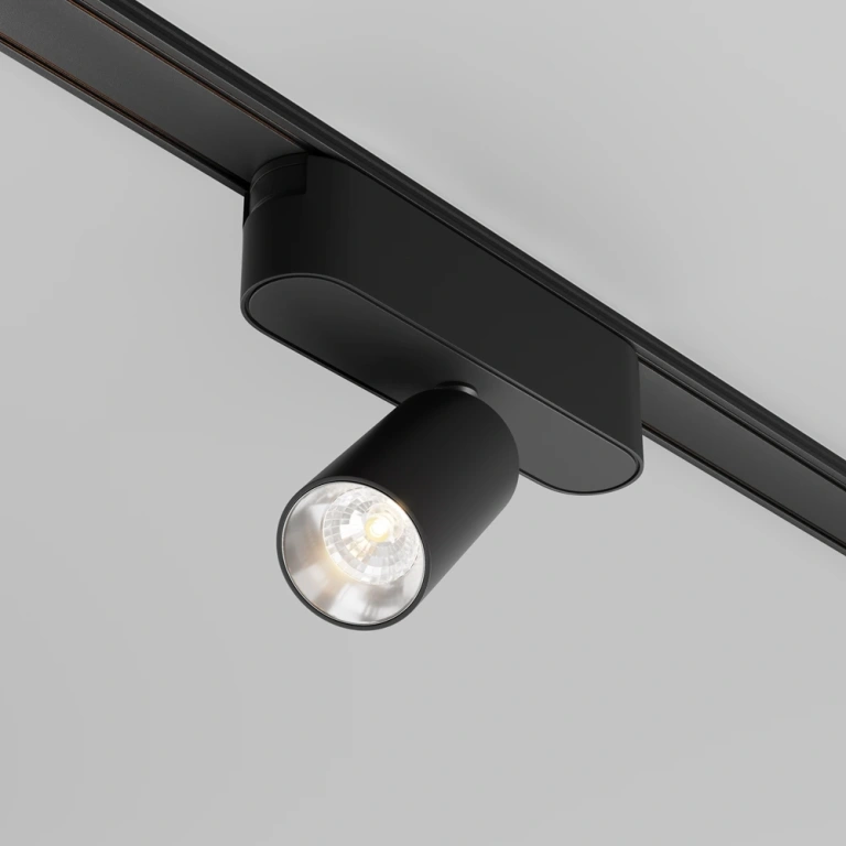 Спот focus led за магнитна релса radity, black, maytoni, led 5w, warm white, 400lm, tr103-1-5w3k-m-b