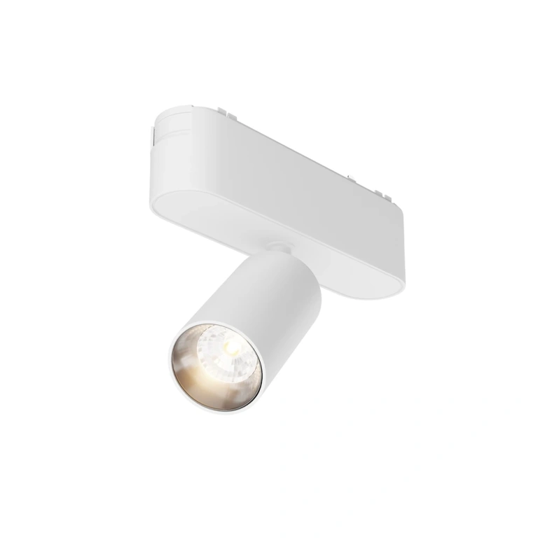 спот focus led за магнитна релса radity, white, maytoni, led 5w, warm white, 400lm, tr103-1-5w3k-m-w