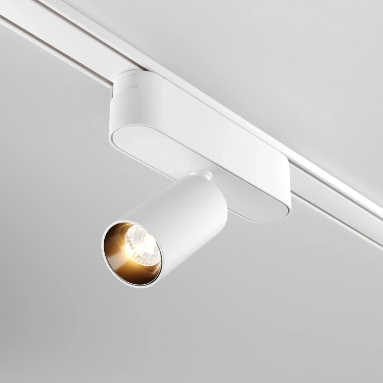 Спот focus led за магнитна релса radity, white, maytoni, led 5w, warm white, 400lm, tr103-1-5w3k-m-w