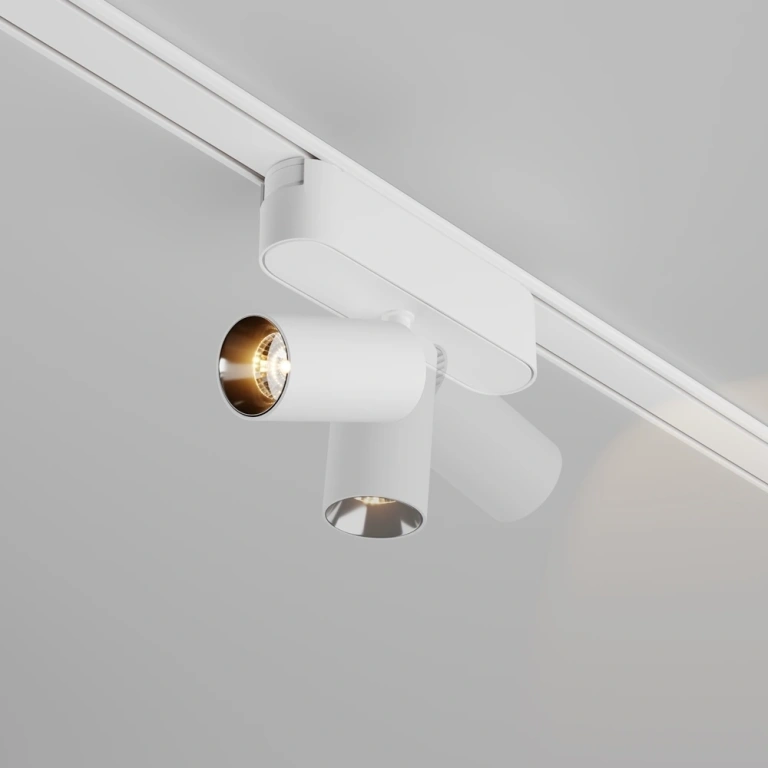 Спот focus led за магнитна релса radity, white, maytoni, led 5w, warm white, 400lm, tr103-1-5w3k-m-w