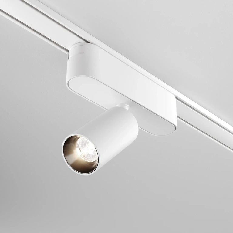 Спот focus led за магнитна релса radity, white, maytoni, led 5w, neutral white, 450lm, tr103-1-5w4k-m-w