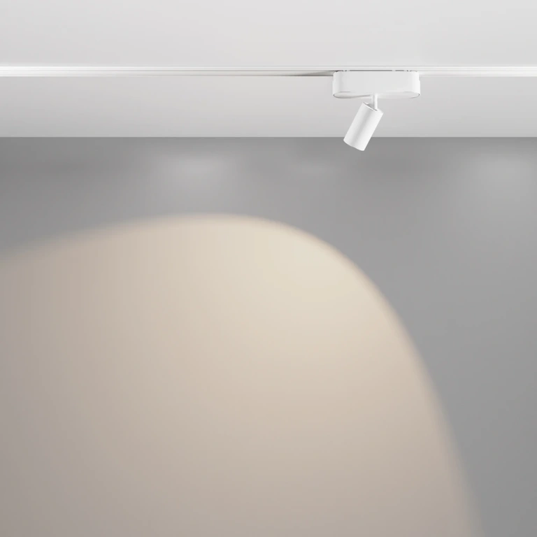 Спот focus led за магнитна релса radity, white, maytoni, led 5w, neutral white, 450lm, tr103-1-5w4k-m-w