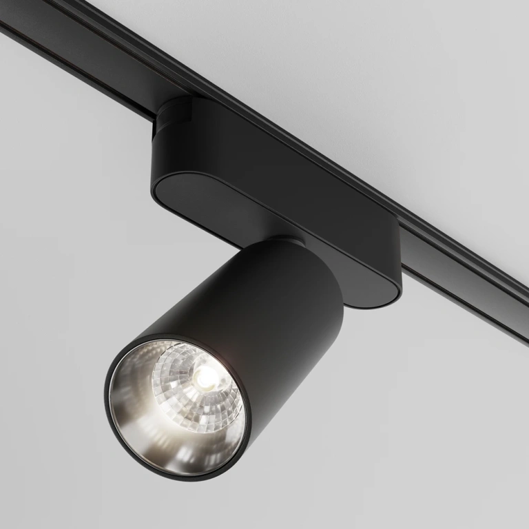 Спот focus led за магнитна релса radity, black, maytoni, led 12w, neutral white, 1100lm, tr103-1-12w4k-m-b
