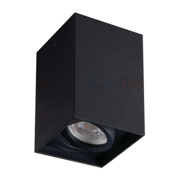 Луна за външен монтаж gord xs, black, kanlux, 1xgu10, 25476