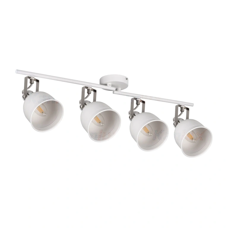 Спот derato, white/silver, kanlux, 4xe14, 35647