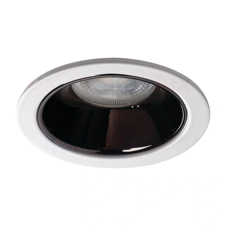 пръстен за точково осветително тяло glozo dso b/w, black/white, kanlux, 1xgx5.3/1xgu10, 36219