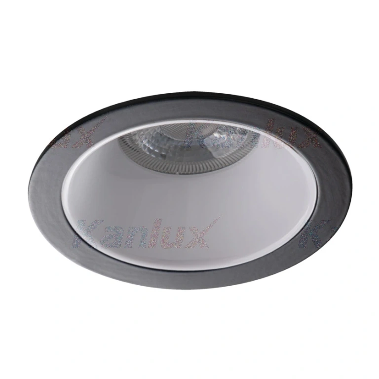 Пръстен за точково осветително тяло glozo dso w/b, white/black, kanlux, 1xgx5.3/1xgu10, 36222