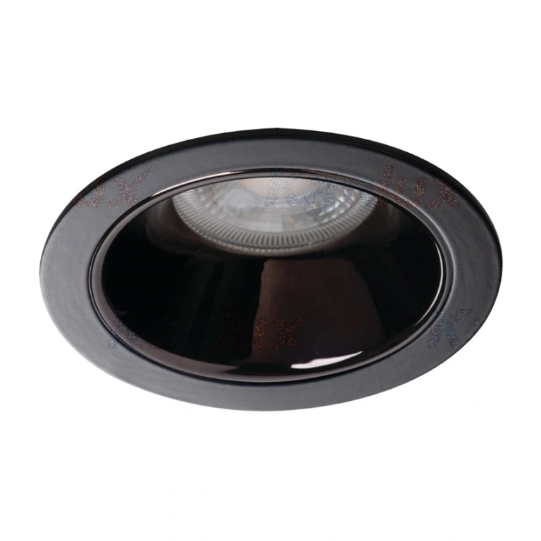 пръстен за точково осветително тяло glozo dso b/b, black, kanlux, 1xgx5.3/1xgu10, 36223