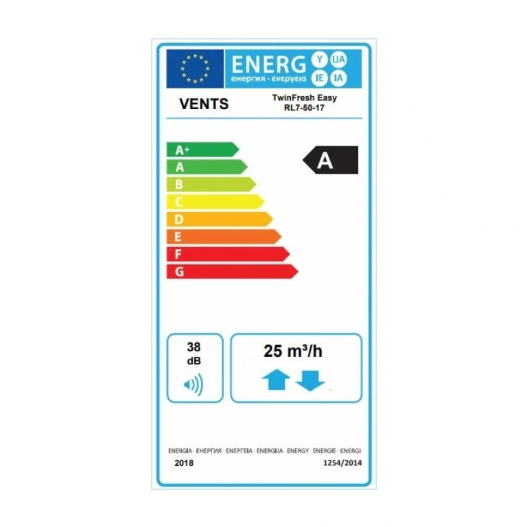 Рекуператор, стенен реверсивен вентилатор, vents twin fresh, comfo ra-1-85 v.3
